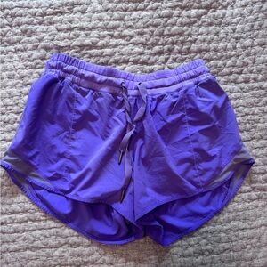 Lululemon Athletica Purple Athletic Shorts Moisture-Wicking Lightweight